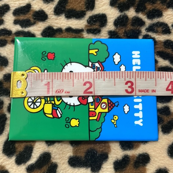 2020 HELLO KITTY Fridge Magnet 💙 Riding Bicycle Cute Cartoon Kawaii Sky Cloud - Picture 6 of 11